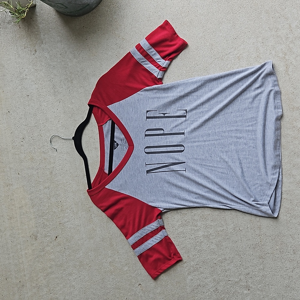 Woman's 3/4 Length "Nope" Shirt